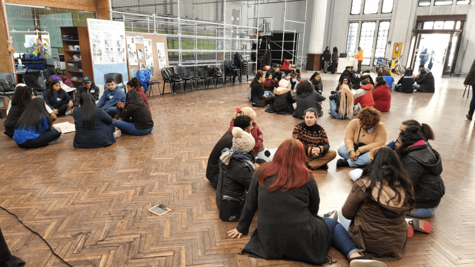Jóvenes participantes del encuentro Jóvenes participantes del encuentro