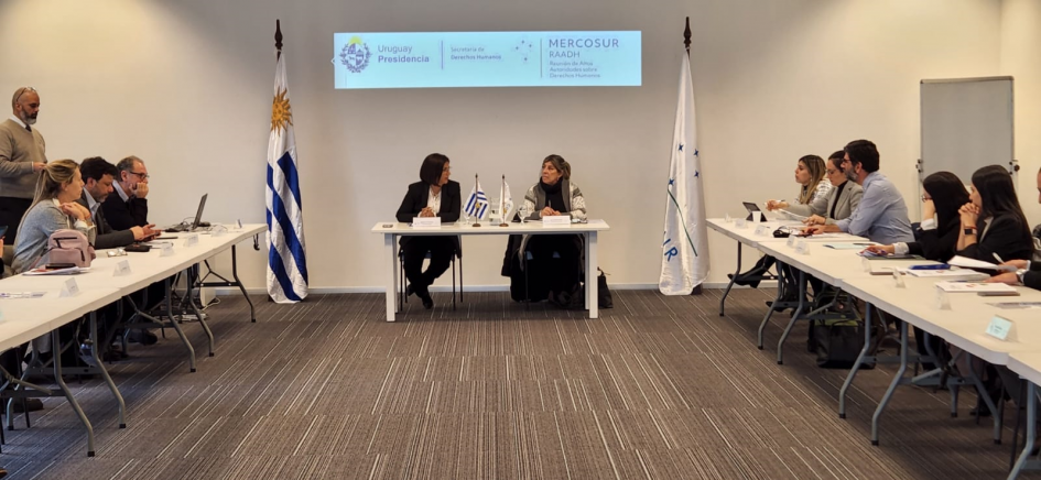 Reunión de la Secretaría de Derechos Humanos con puntos focales de Uruguay Reunión de la Secretaría de Derechos Humanos con puntos focales de Uruguay