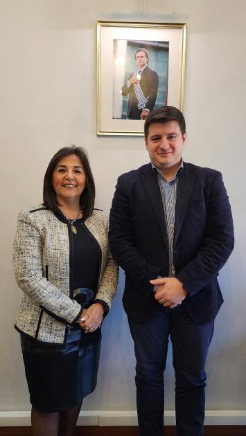 Sandra Etcheverry y Fernando Abellá