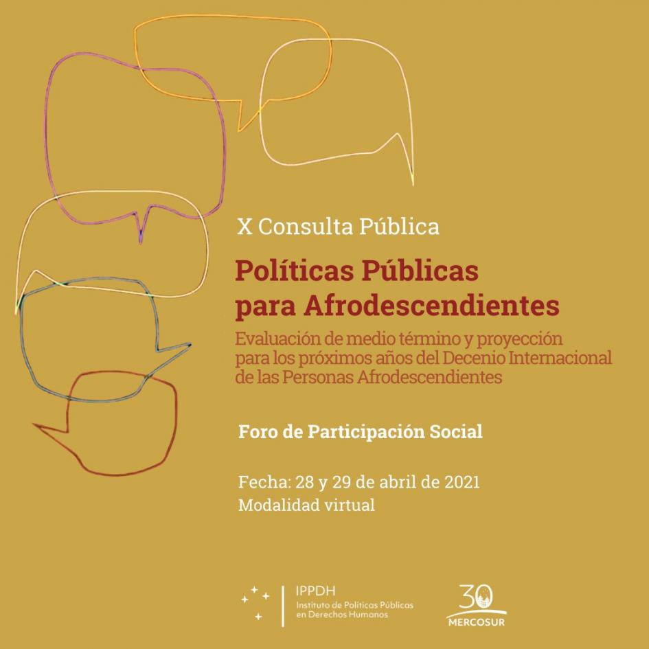 Convocatoria Consulta Pública. ¨¨