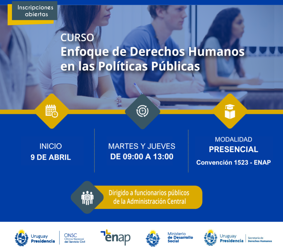 Flyer del curso de Derechos Humanos Edición Presencial 2024 Flyer del curso de Derechos Humanos Edición Presencial 2024