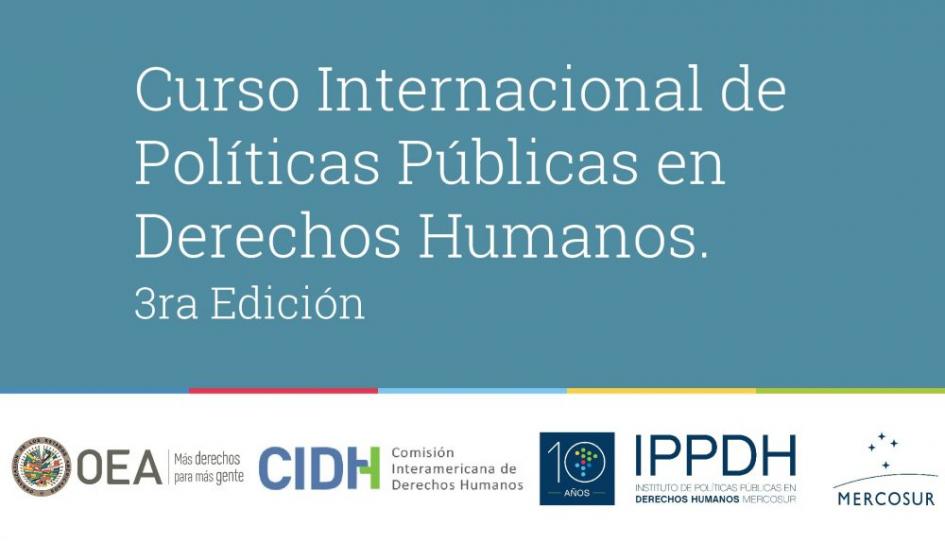 Curso internacional DDHH y políticas públicas