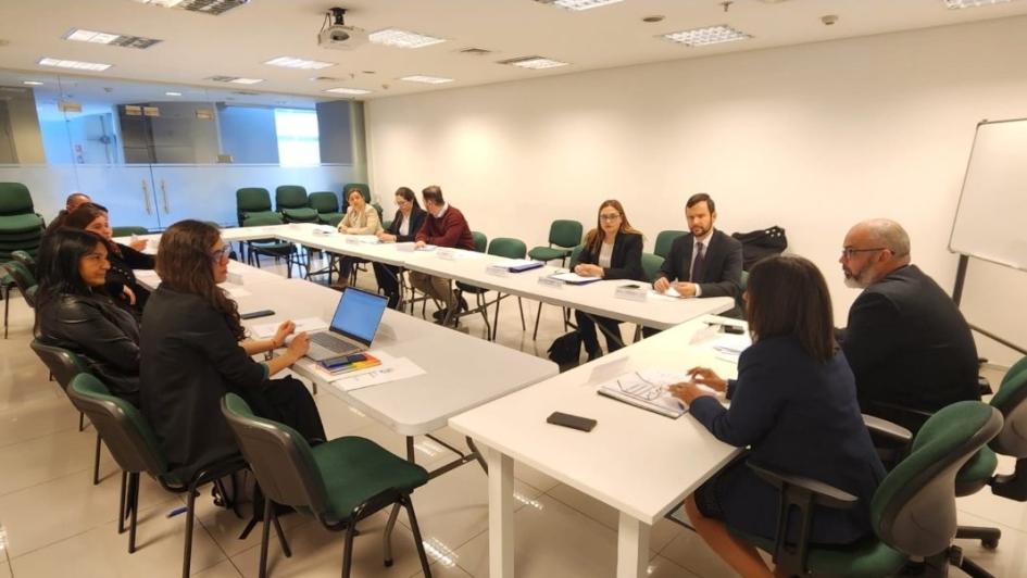 Participantes de la reunión de puntos focales durante la reunión