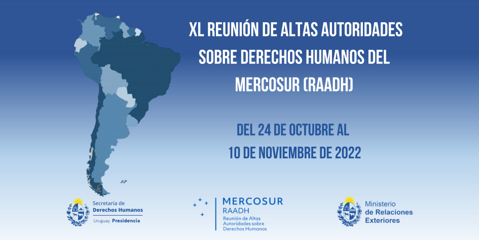 Reunión de Altas Autoridades Sobre Derechos Humanos del Mercosur Reunión de Altas Autoridades Sobre Derechos Humanos del Mercosur