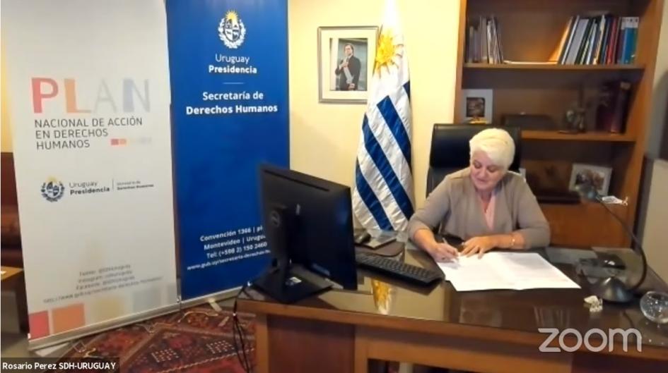 Rosario Pérez Secretaria de Derechos Humanos