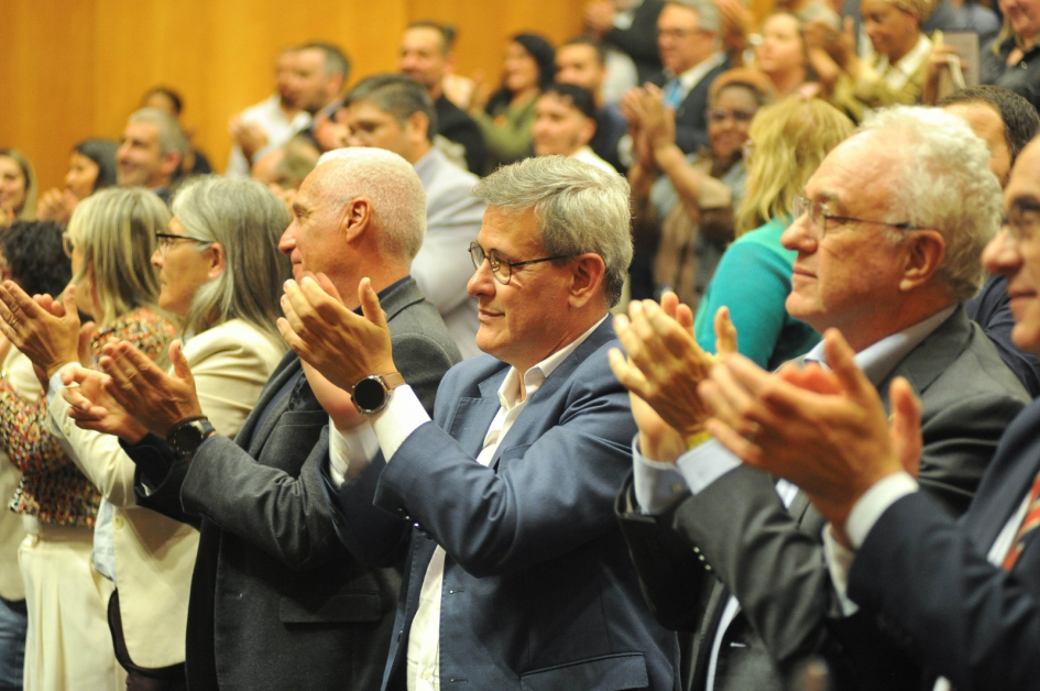 Autoridades de gobierno en el lanzamiento del mes de los derechos humanos Autoridades de gobierno en el lanzamiento del mes de los derechos humanos