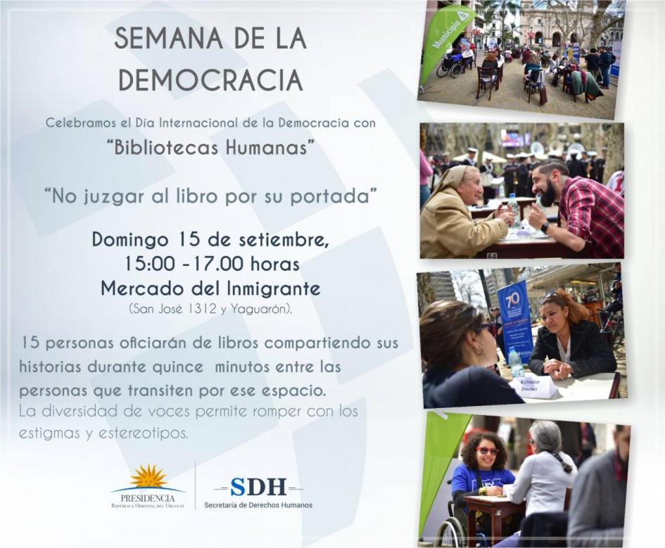 Invitación Bibliotecas Humanas Invitación Bibliotecas Humanas