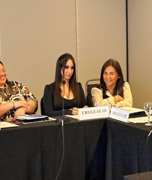 Secretaria de Derchos Humanos Sandra Etcheverry y punto focal de comunicaciones Sabrina Floras Secretaria de Derchos Humanos Sandra Etcheverry y punto focal de comunicaciones Sabrina Floras