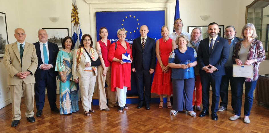 Asistentes a la entrega de premios