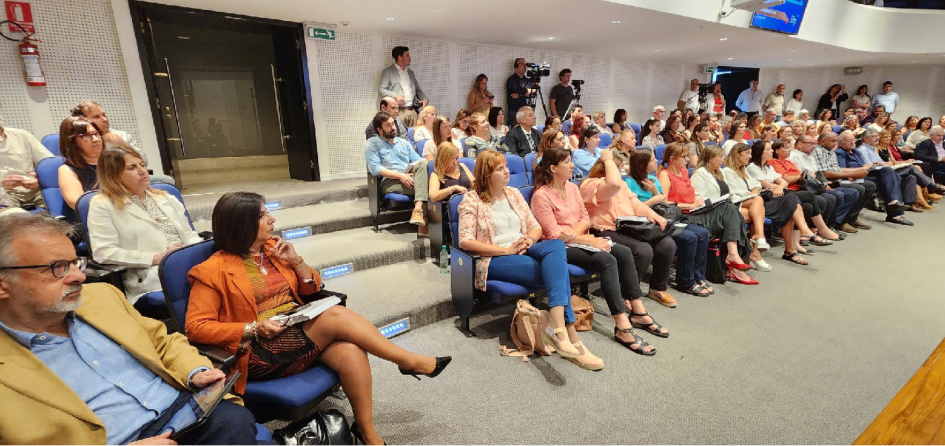 Secretaria de Derechos Humanos Sandra Etcheverry participando del Foro