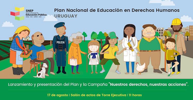 Gráfico Plan Nacional de Educación en Derechos Humanos