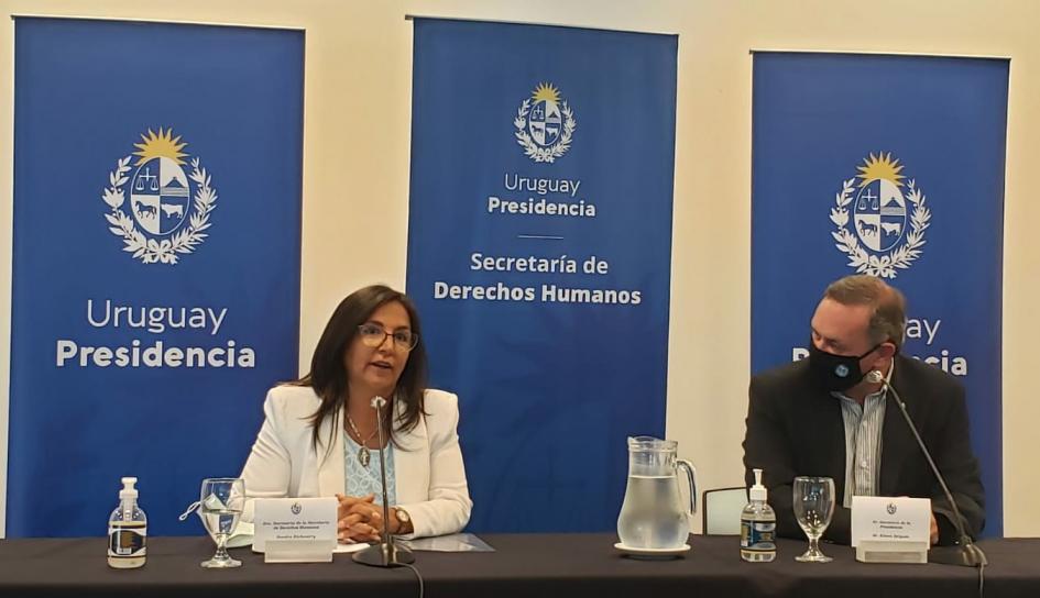 Ceremonia de asunción de la titular de la Secretaría de Derechos Humanos, Sandra Etcheverry Ceremonia de asunción de la titular de la Secretaría de Derechos Humanos, Sandra Etcheverry