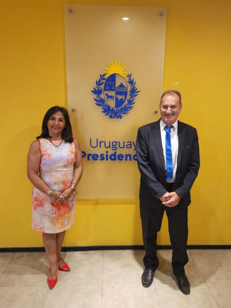 Secretaria de DDHH Sandra Etcheverry y Director de DDHH del Gobierno Deptal. de Rocha, Mario Ortiz Secretaria de DDHH Sandra Etcheverry y Director de DDHH del Gobierno Deptal. de Rocha, Mario Ortiz