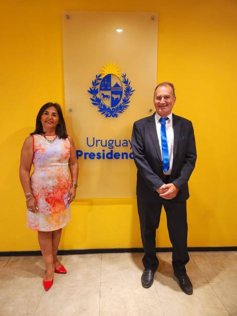 Secretaria de DDHH Sandra Etcheverry y Director de DDHH del Gobierno Deptal. de Rocha, Mario Ortiz Secretaria de DDHH Sandra Etcheverry y Director de DDHH del Gobierno Deptal. de Rocha, Mario Ortiz