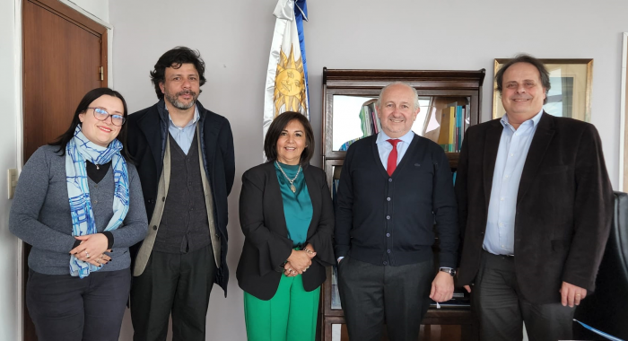 Secretaria de DDHH Sandra Etcheverry, Ministro de Educación y Cultura Pablo Da Silveira y equipos Secretaria de DDHH Sandra Etcheverry, Ministro de Educación y Cultura Pablo Da Silveira y equipos