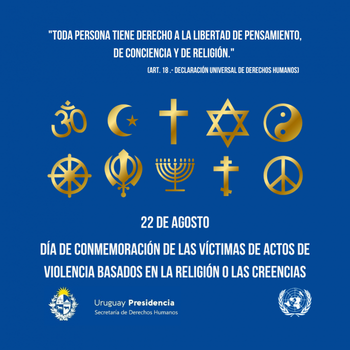 Día Internacional en Conmemoración de las Víctimas de Actos de Violencia Basados en la Religión