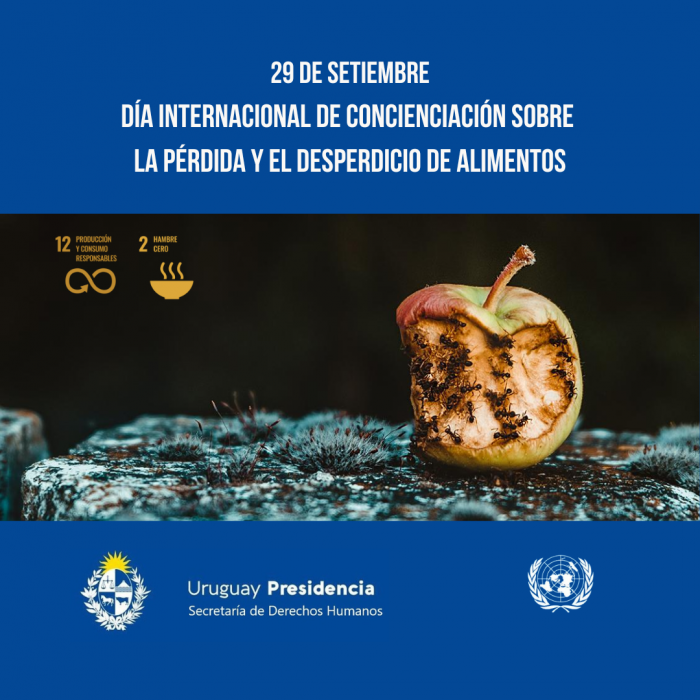 29 de setiembre Día Internacional de Concienciación sobre la Pérdida y el Desperdicio de Alimentos