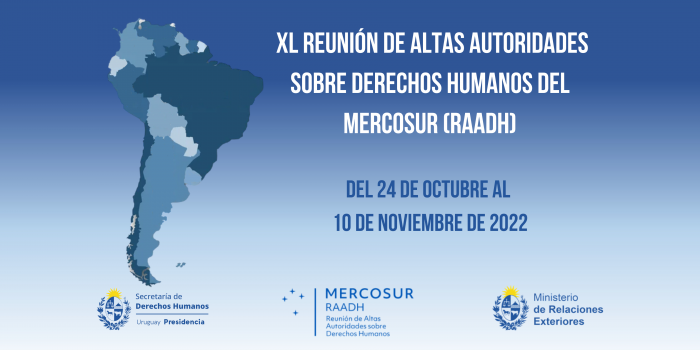 Reunión de Altas Autoridades Sobre Derechos Humanos del Mercosur Reunión de Altas Autoridades Sobre Derechos Humanos del Mercosur