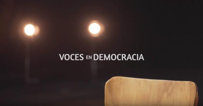 Imagen alusiva a voces en la democracia