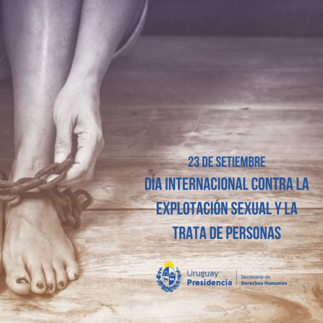 Día Internacional Contra la Explotación Sexual y la Trata de Personas