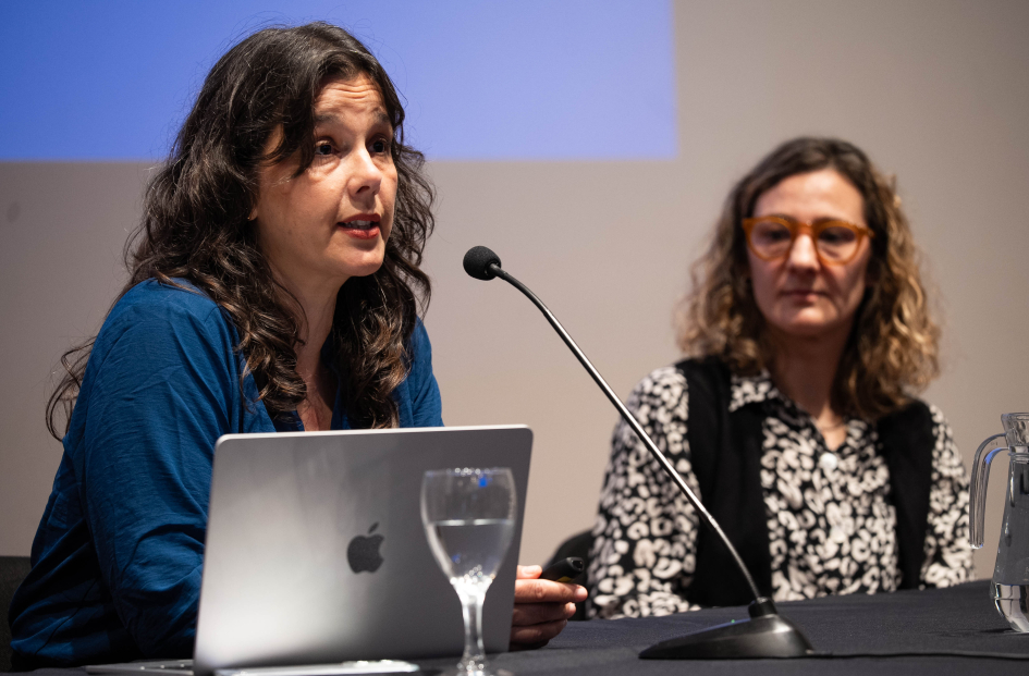 Victoria Prieto Echagüe y Cecilia Tomassini, consultoras. Resultados sobre género en CTI.