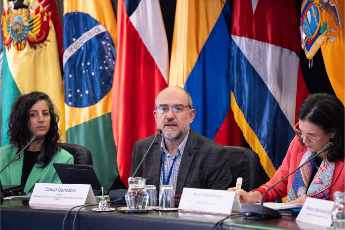 David González de la SENCI junto a Viviana Mezzetta y Maria Cristina Russo