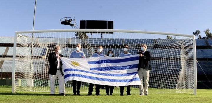 Delegación israelí - Visita estadio Centenario