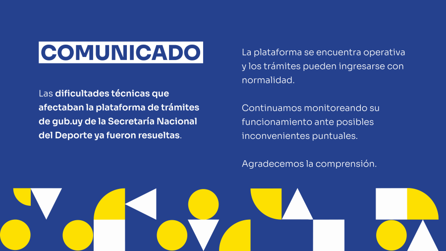 Comunicado de normalización