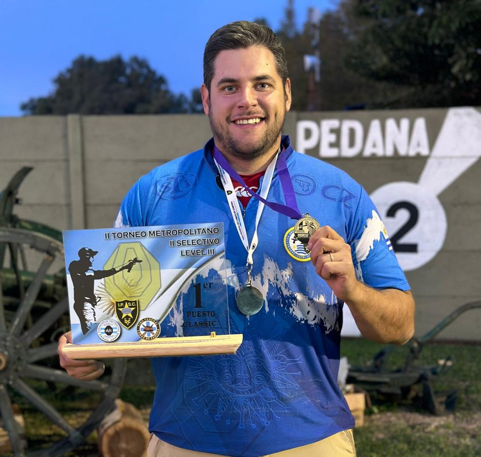 Enrique Larrañaga en el Torneo de Lomas de Zamora 