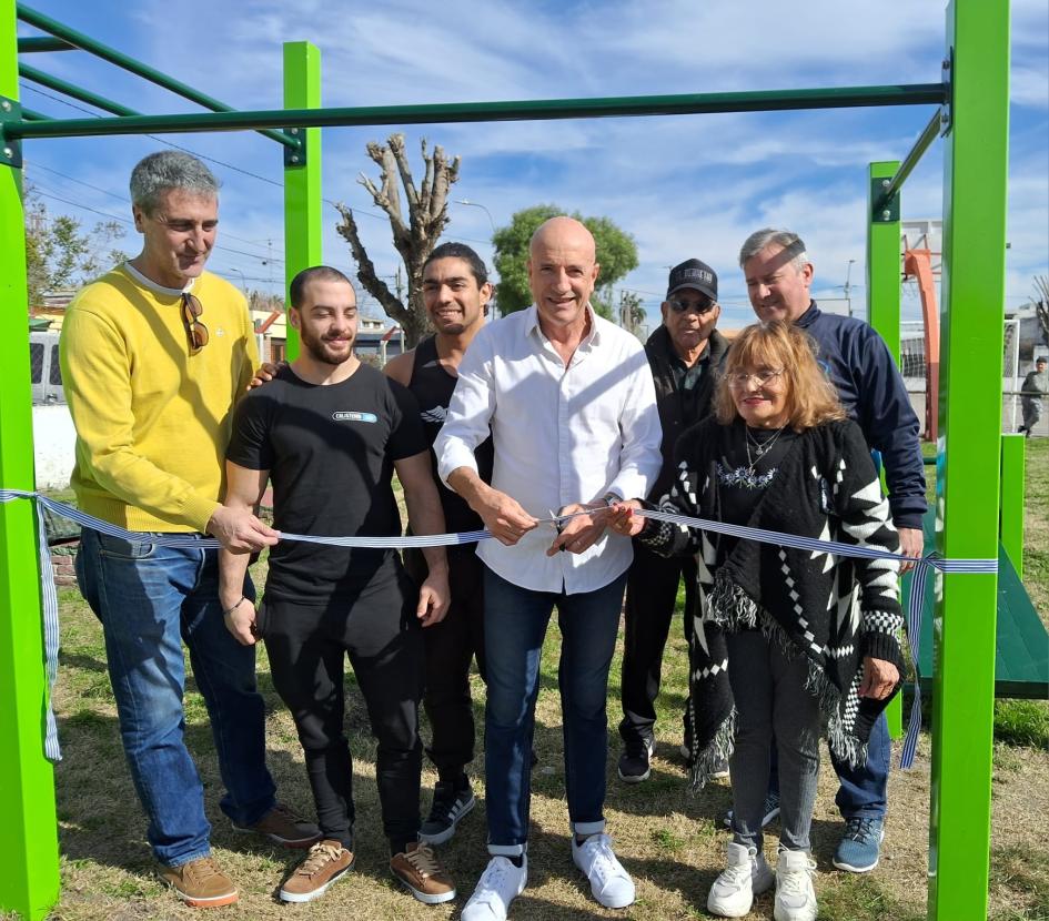 Inauguración de Parque de Calistenia en Santa Lucía Inauguración de Parque de Calistenia en Santa Lucía
