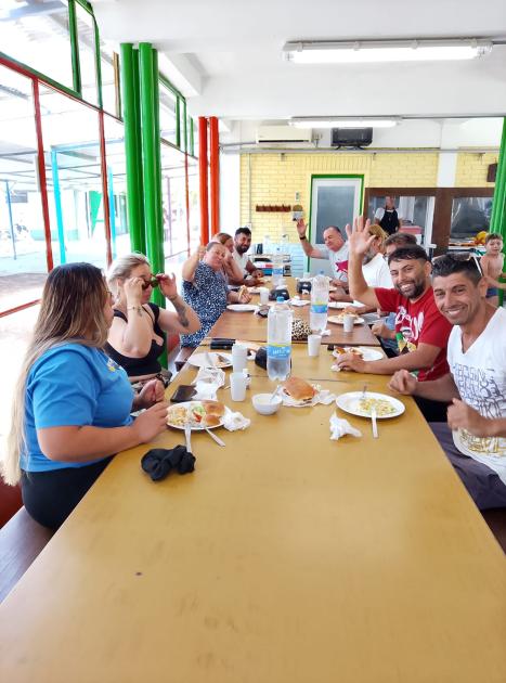 Funcionarios de la Senade en el Mauad funcionarios de la Senade en el Campamento Mauad