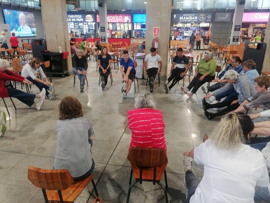 Actividades en las plazas de deportes de la Senade Actividades en plazas de deportes de la Senade