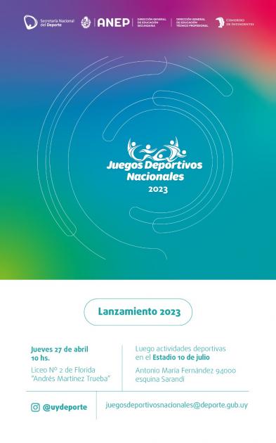 Edición 2023 Juegos Deportivos Nacionales Edición 2023 Juegos Deportivos Nacionales