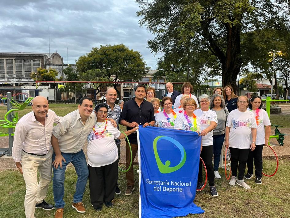 Inauguración en Plaza N1 de Salto