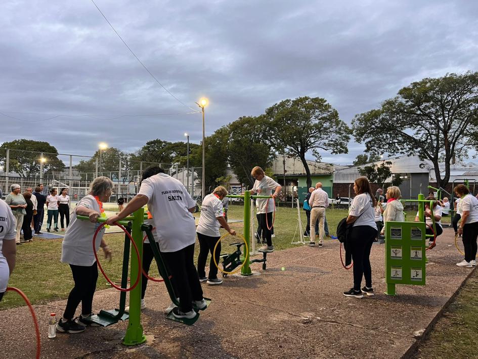 Inauguración en Plaza N1 de Salto