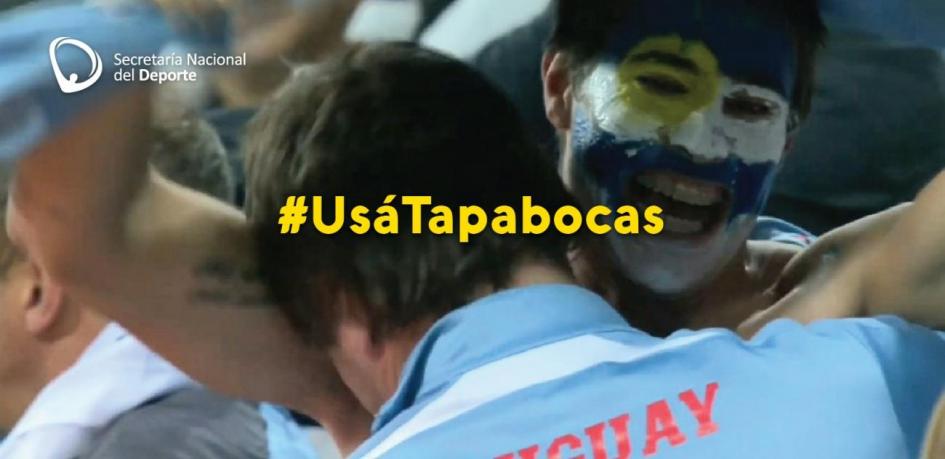 Hincha uruguayo festeja Hincha uruguayo festeja