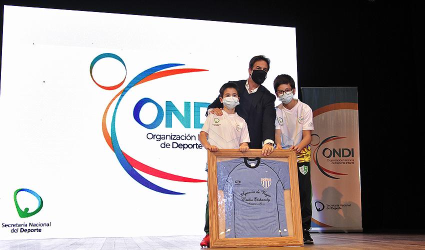 Presidente Luis Lacalle Pou encabezó el lanzamiento de la Organización Nacional del Deporte Infantil