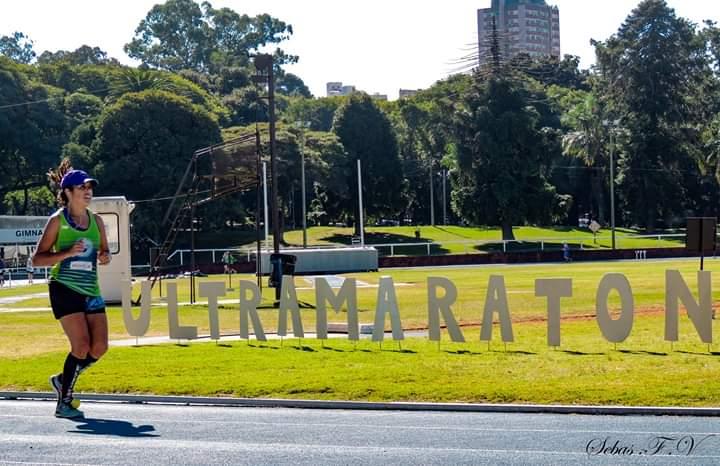 Jennifer Domínguez en el ultramaratón.