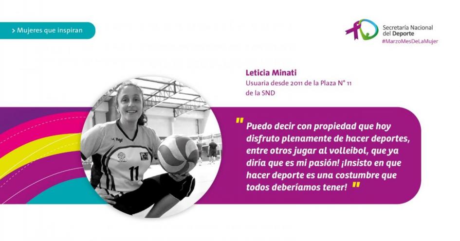 Mes de la mujer Leticia Mainati