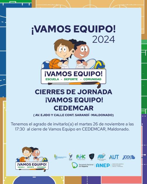 Cierre del año de "VAMOS EQUIPO" Cierre del año de "VAMOS EQUIPO"