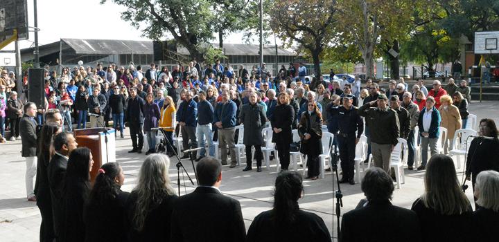 Acto Inauguración - Himno Nacional