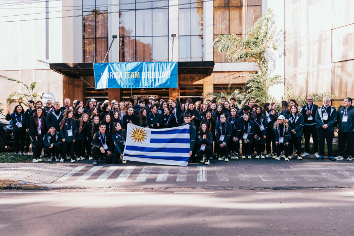 Foto previa a la Ceremonia de Apertura en la sede de Uruguay Foto previa a la Ceremonia de Apertura en la sede de Uruguay