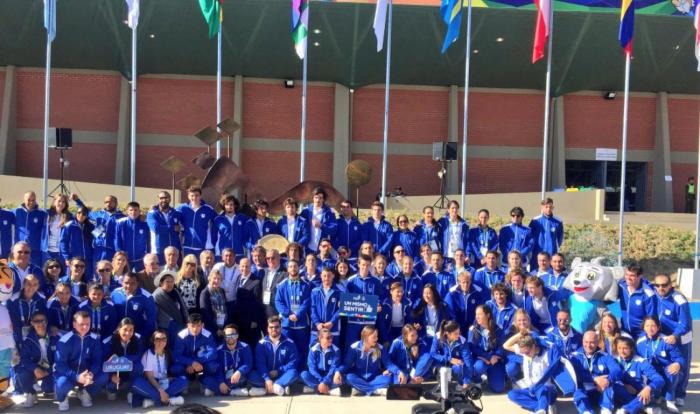 Delegación uruguaya de los Juegos ODESUR 2018