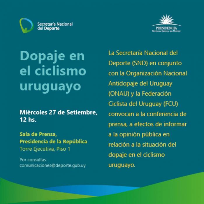 Invitación a Conferencia de Prensa Invitación a Conferencia de Prensa