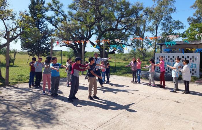 Niños de la escuela en Bella Unión