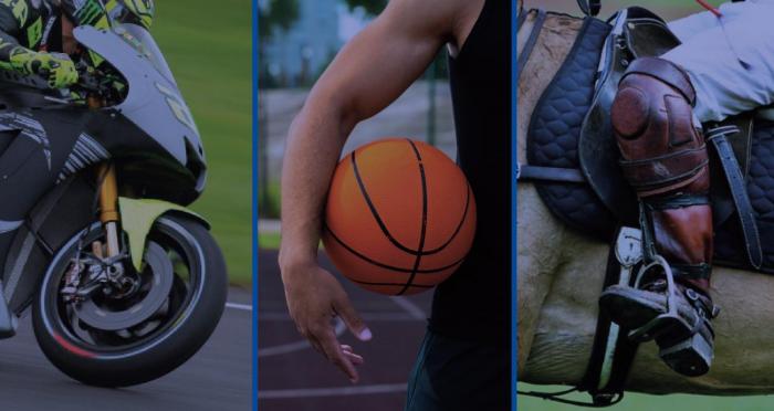 Deportes: Motociclismo, Básquetbol, Polo Deportes: Motociclismo, Básquetbol, Polo