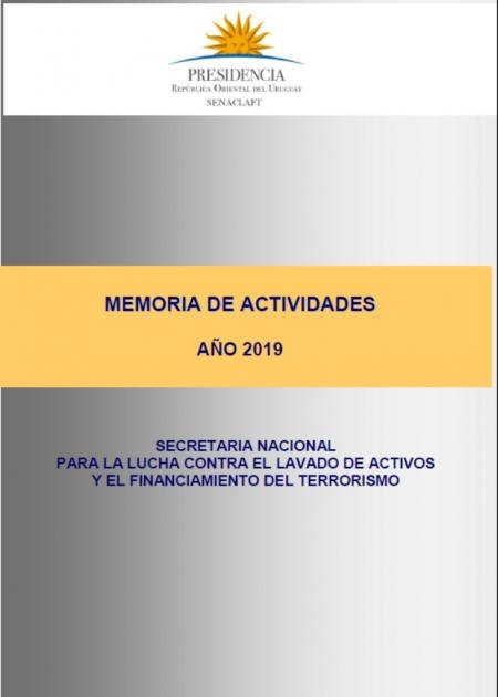 Memoria Anual SENACLAFT - Año 2019