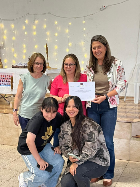 Ceremonia de entrega de certificados en Santa Clara de Olimar