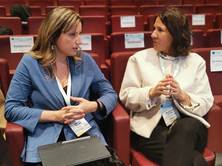 Valentina Perrotta y Magdalena Furtado (ONU Mujeres)