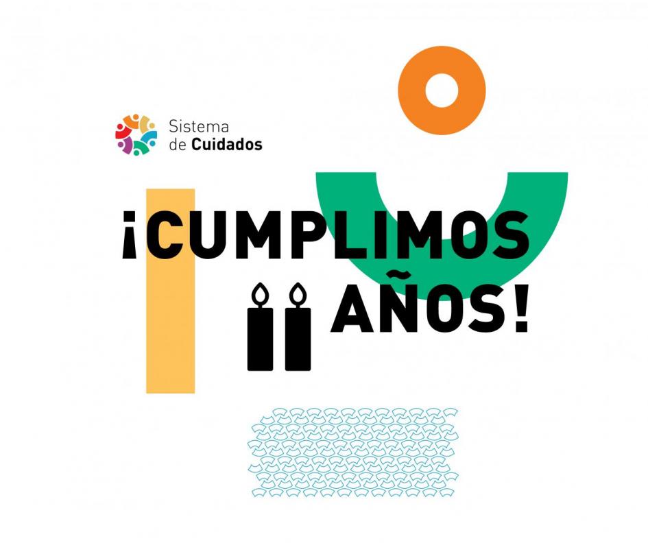 Placa Sistema de Cuidados cumple 2 años Placa Sistema de Cuidados cumple 2 años